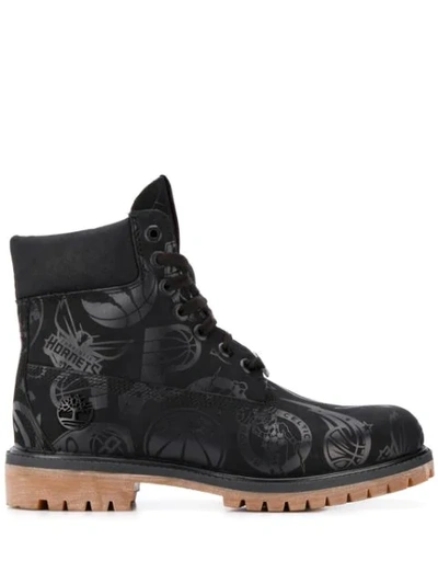 Shop Timberland X Nba East Vs West Boots In Black