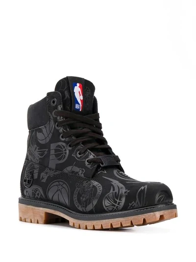 Shop Timberland X Nba East Vs West Boots In Black