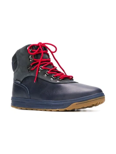Shop Polo Ralph Lauren Ankle Boots In Blue