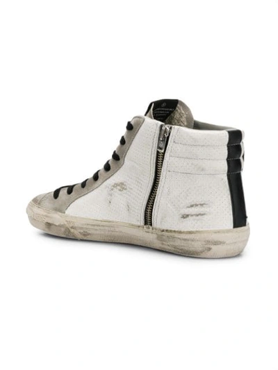 Shop Golden Goose Slide Hi-tops In White