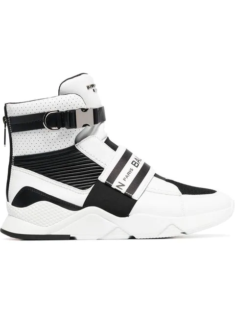 balmain high top sneakers