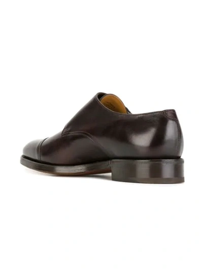 Shop John Lobb Classic Monk Shoes In Brown