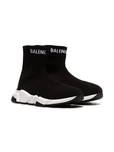 Shop Balenciaga Speed Sneakers In Black