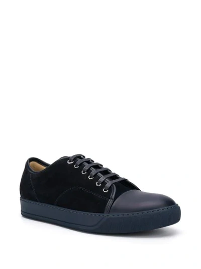 LANVIN LACE-UP TRAINERS - 蓝色