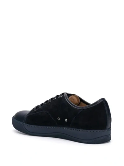 LANVIN LACE-UP TRAINERS - 蓝色