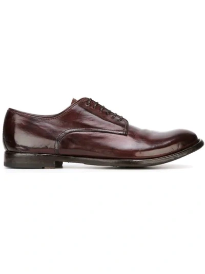 Shop Officine Creative 'anatomia' Derby Shoes In Red
