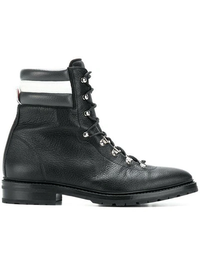 Shop Thom Browne Ski Boot In Deerskin In Black