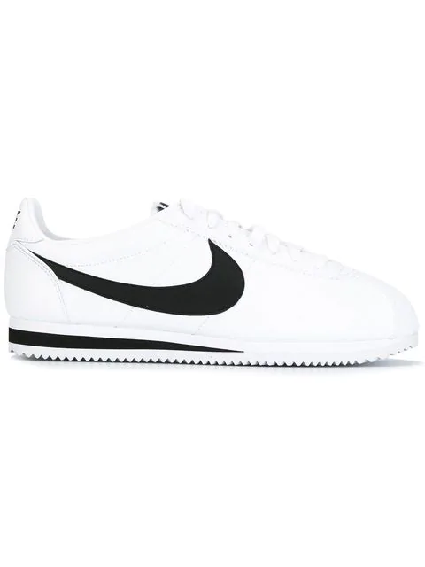 white cortez trainers