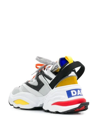 Shop Dsquared2 Chunky Sneakers In White