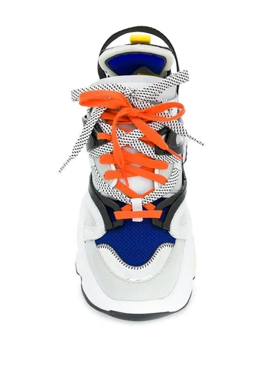 DSQUARED2 CHUNKY SNEAKERS - 白色