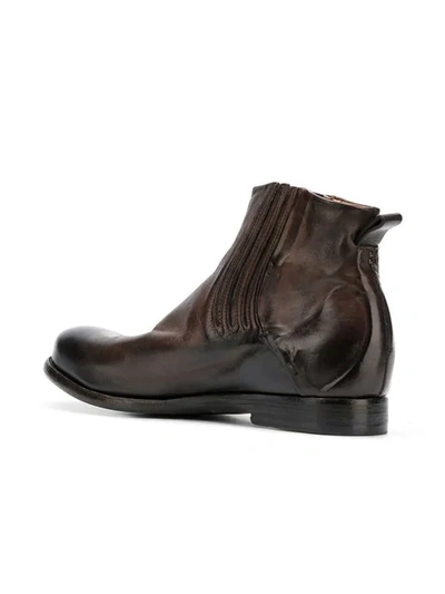 Shop Silvano Sassetti Ankle Boots In Brown