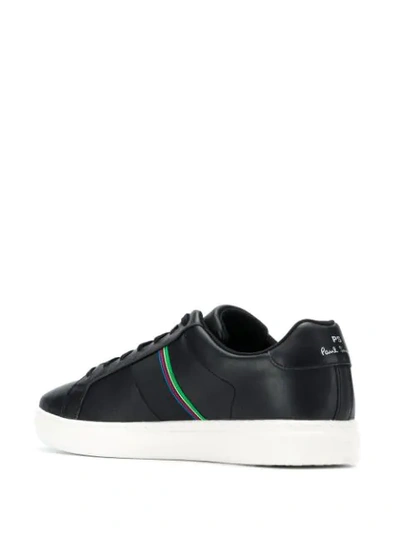 Shop Ps By Paul Smith Contrast Side Stripe Sneakers In Black