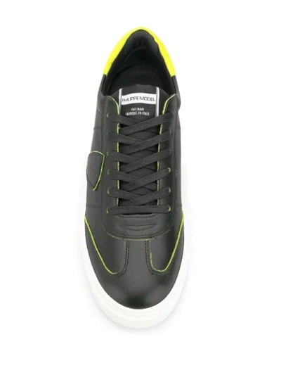 Shop Philippe Model Balu Sneakers In Black