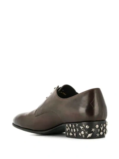Shop Jimmy Choo Jackson Lace-up Shoes In Brown