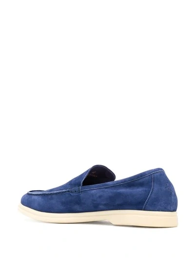 Shop Andrea Ventura Sailor Style Loafers - Blue