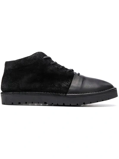 Shop Marsèll Textured Desert Shoes In Black