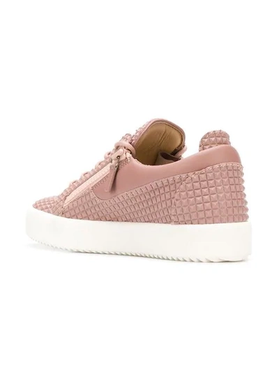 Shop Giuseppe Zanotti Frankie Sneakers In Pink
