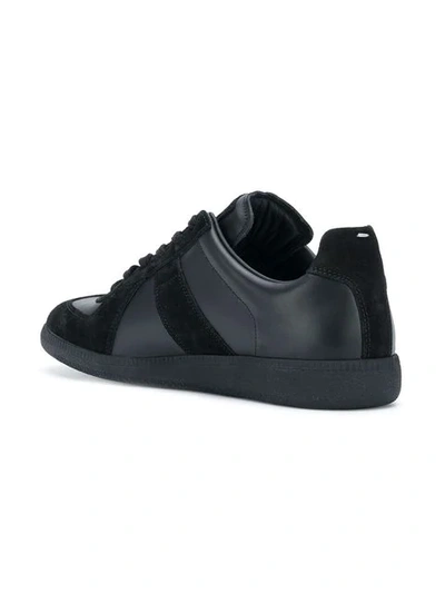 Shop Maison Margiela Replica Sneakers In Black