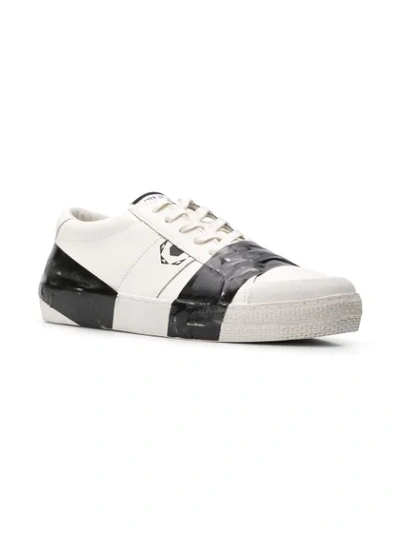 Shop Moa Master Of Arts Playground Tape Detail Sneakers In White
