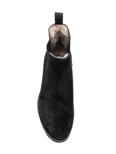 Shop Baldinini Rabbit Fur Lined Boots In Black