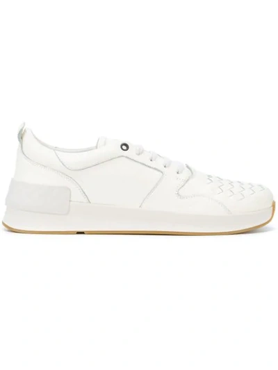 Shop Bottega Veneta Bv Grand Sneakers In Neutrals