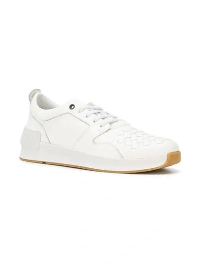 Shop Bottega Veneta Bv Grand Sneakers In Neutrals