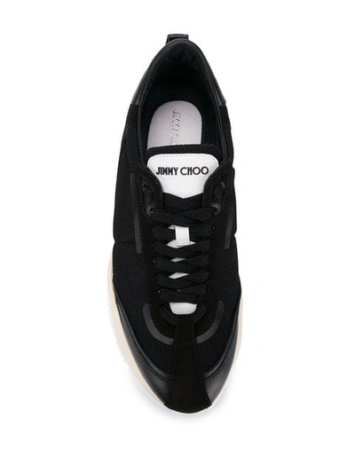 Shop Jimmy Choo Raine Low-top Sneakers In Black