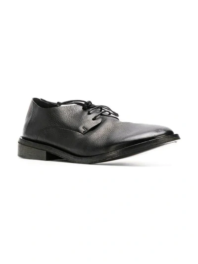 Shop Marsèll Flat Lace-up Shoes In Black