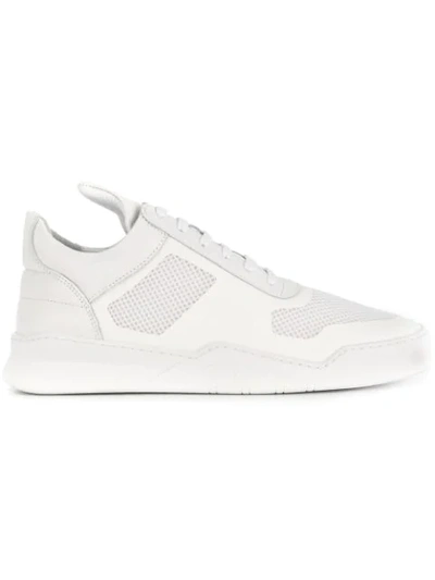 Shop Filling Pieces Ghost Low Top Sneakers In White