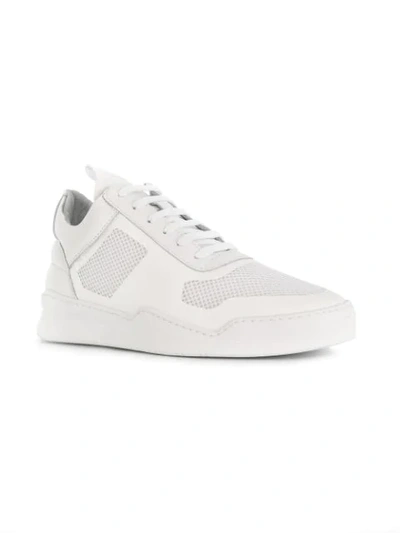 Shop Filling Pieces Ghost Low Top Sneakers In White