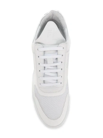 Shop Filling Pieces Ghost Low Top Sneakers In White