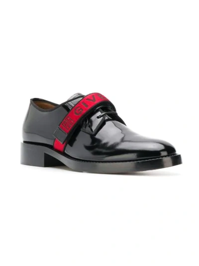 Shop Givenchy Logo Monk Shoes In Black