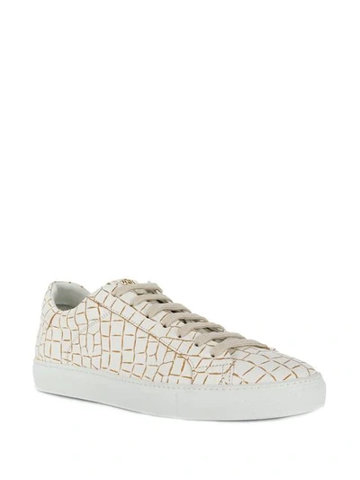 Shop Hide & Jack Printed Low Top Sneakers In White