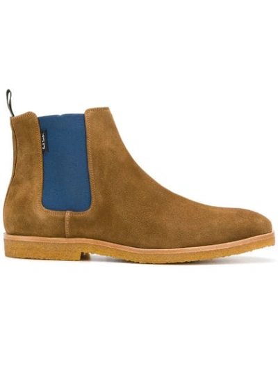 Shop Ps By Paul Smith Classic Chelsea Boots In Brown