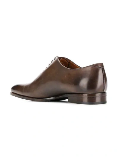 Shop Ermenegildo Zegna Oxford Shoes In Brown