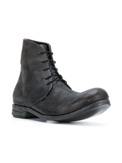 Shop A Diciannoveventitre D3 Destroyed Boots In Brown