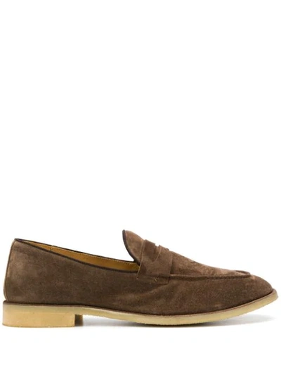 Shop Alberto Fasciani Xavier Loafers In Brown