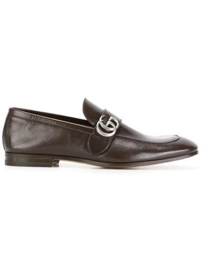 Shop Gucci Gg Loafers In 2140