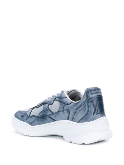 Shop Filling Pieces Low Fade Cosmo Infinity Sneakers In Blue