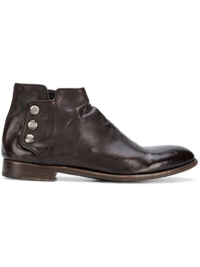 Shop Alberto Fasciani High Ankle Boots In Brown