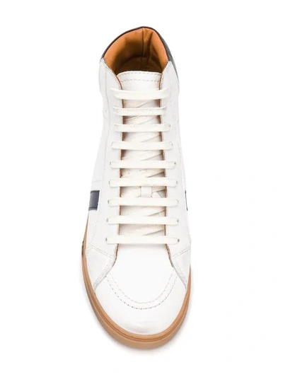 Shop Saint Laurent Joe Hi-tops In White