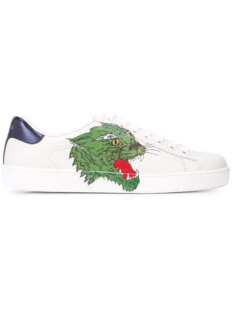 gucci tiger trainers