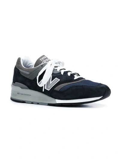 Shop New Balance '997 Heritage' Sneakers In Blue