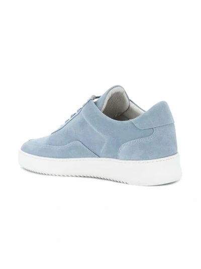 Shop Filling Pieces Low Mondo Ripple Nardo Sneakers In Blue