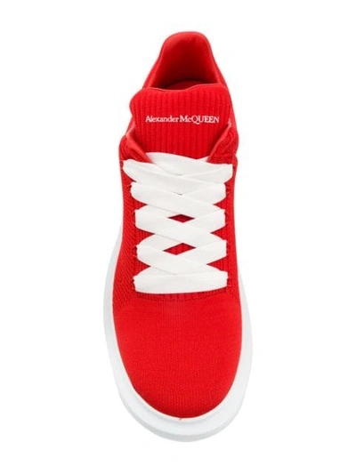 Shop Alexander Mcqueen Lace-up Sneakers In Red