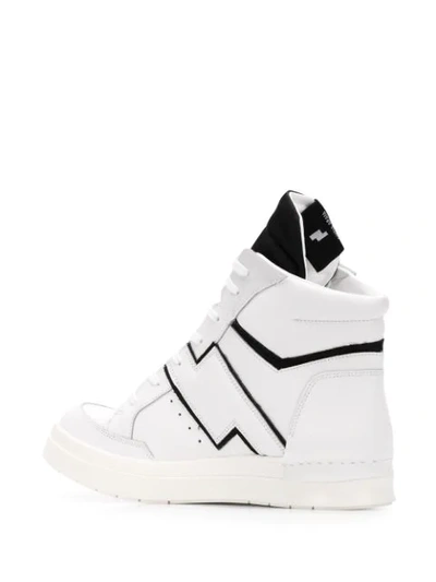 Shop Cinzia Araia Skin High-top Sneakers In White
