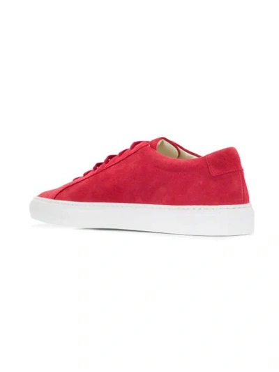Shop Common Projects Classic Tennis Shoes In Red