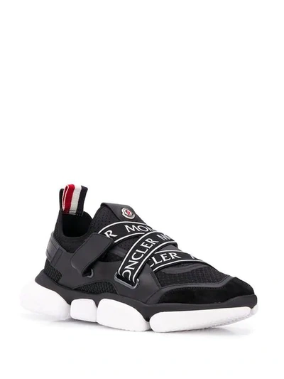 Shop Moncler Low Top Sneakers In Black