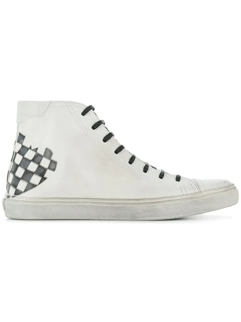 saint laurent heart sneakers