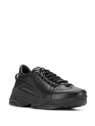 Shop Dsquared2 Bumpy 551 Sneakers In Black